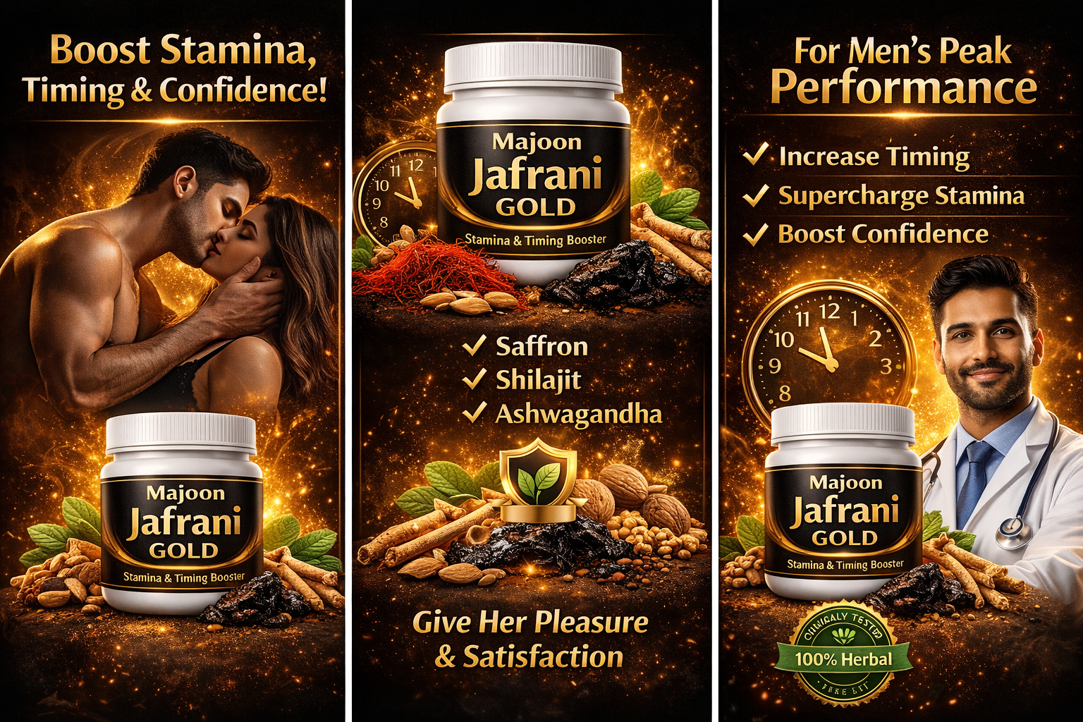 Majoon Jafrani Gold – Long Lasting Stamina & Timing Booster (100% Herbal)