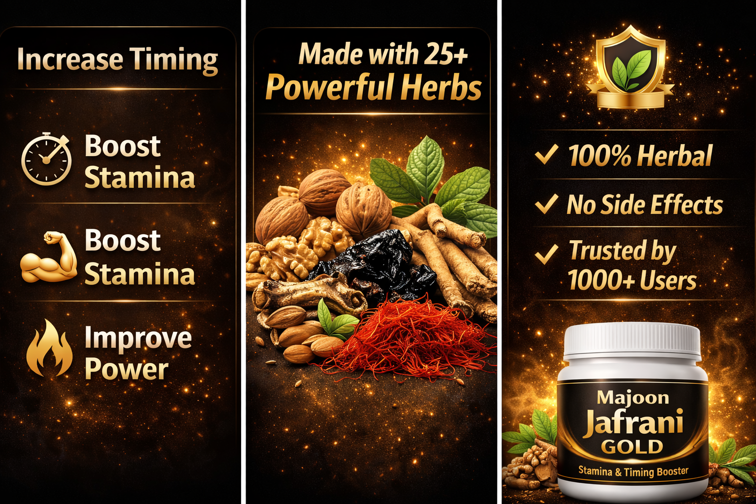 Majoon Jafrani Gold – Long Lasting Stamina & Timing Booster (100% Herbal)